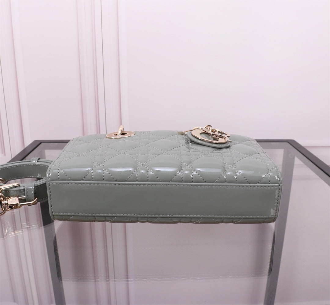 SMALL LADY D-JOY 22 ROCK GRAY LAMBSKIN mysite