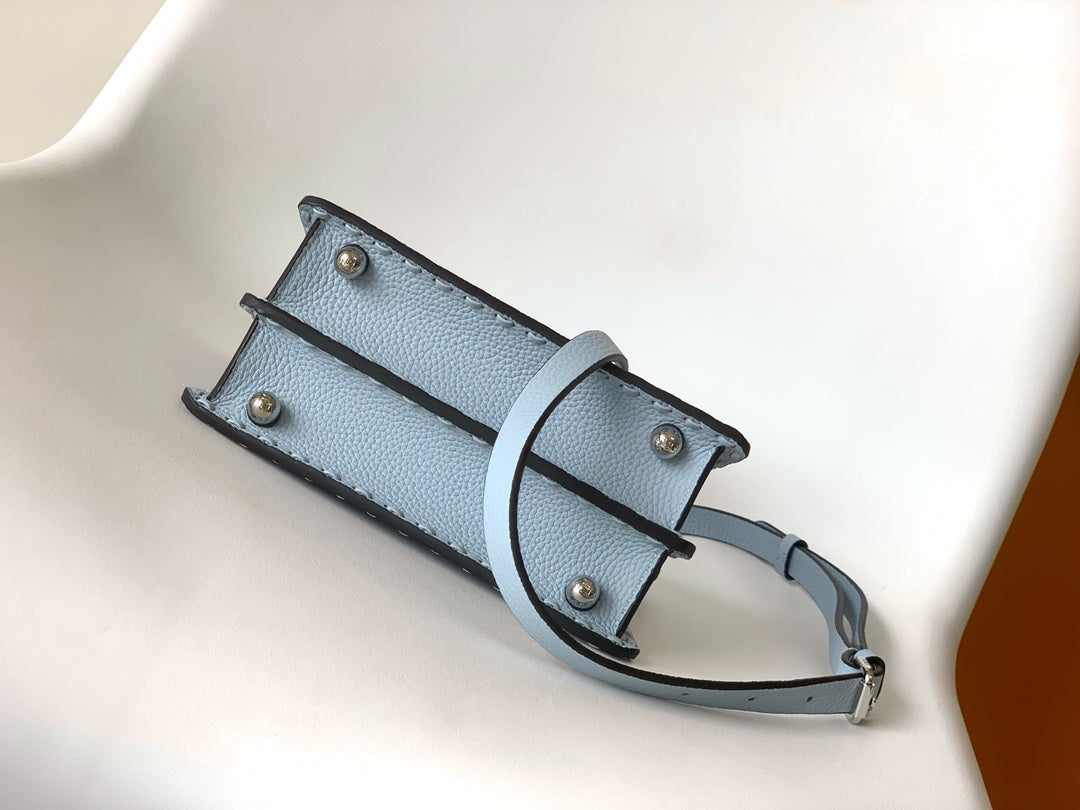 Peekaboo ISeeU Petite 20 Bag Baby Blue Leather Shw mysite