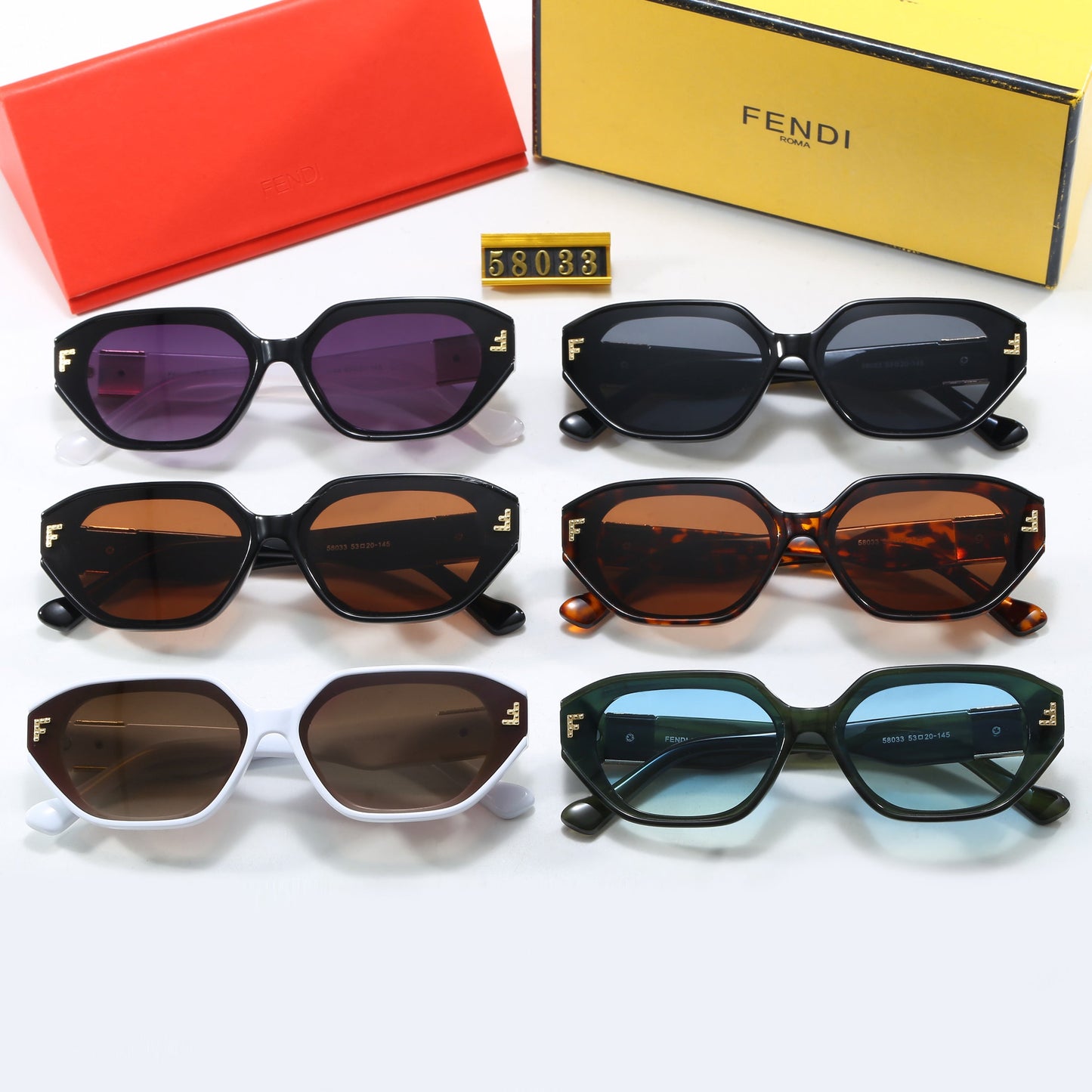 Hexagonal Cat Eye Sunglasses 58033 mysite