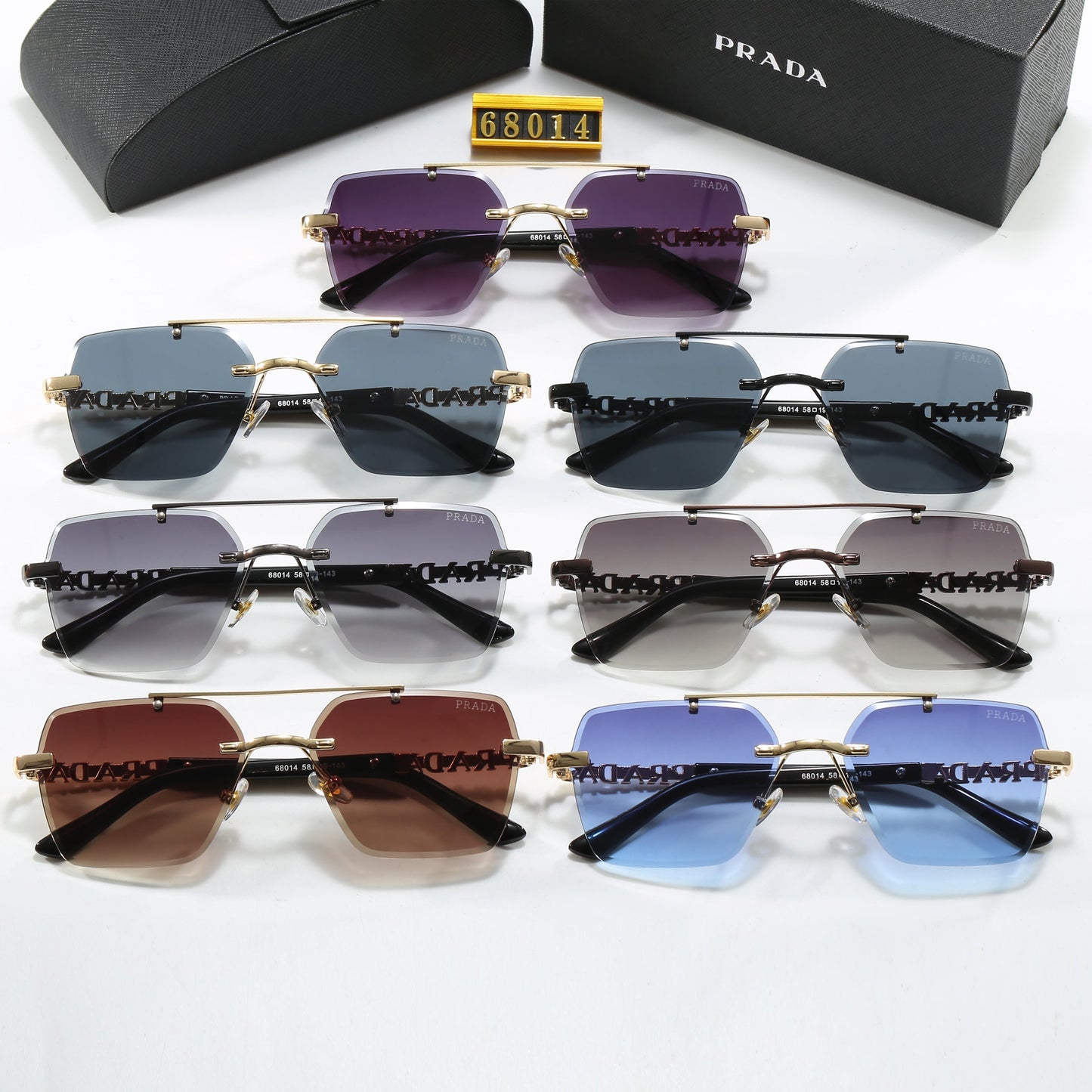 New frameless 68014 sunglasses mysite