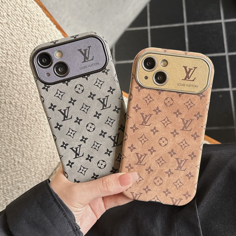 Lou Brown & Black Classic Leather iPhone Case mysite