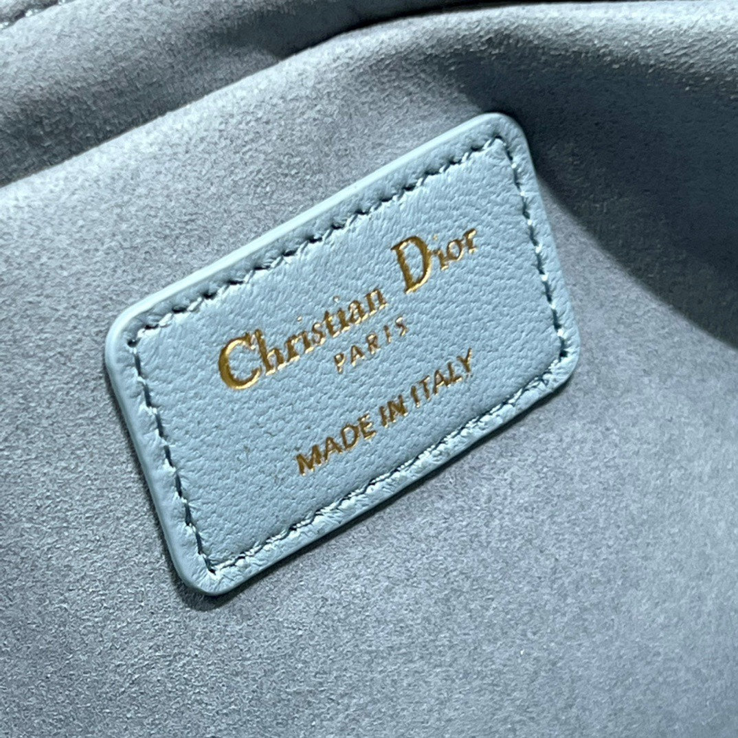 CD Dior Club Handbag Cloud Blue Lambskin 336789 mysite