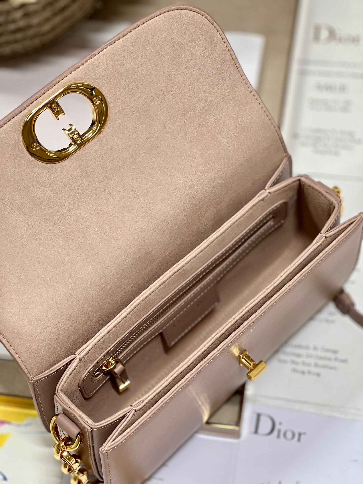 CD Montaigne Avenue Bag Pink Calfskin 336845 mysite