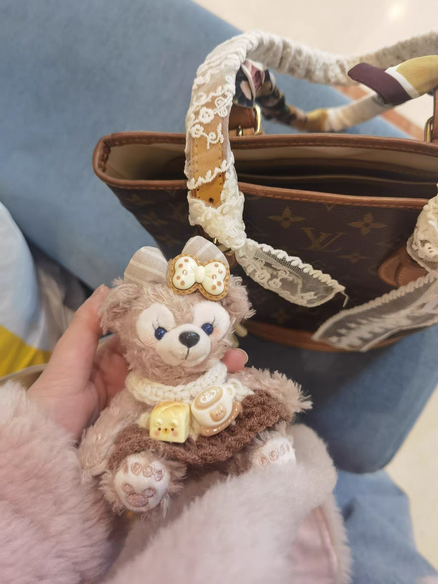 Limited Edition Sherry May Plush Keychain - Luxe Teddy Bear Bag Charm for Designer Handbags mysite