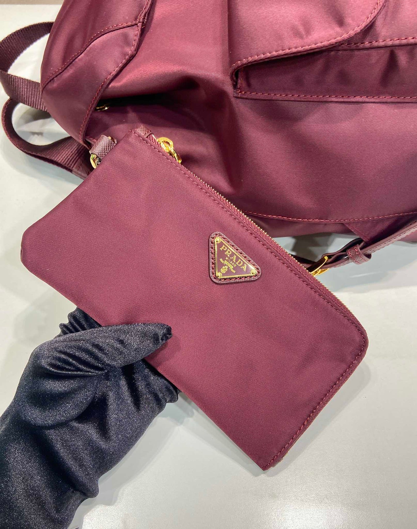 PRA Backpack 32 burgundy nylon fabric 280832 mysite