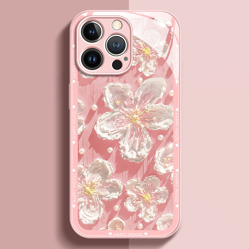 Ins New Oil Painting Flower iPhone Case mysite
