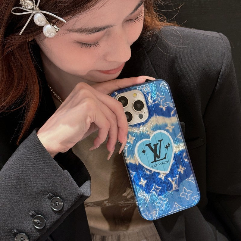 Lou Pink & Blue iPhone Case mysite