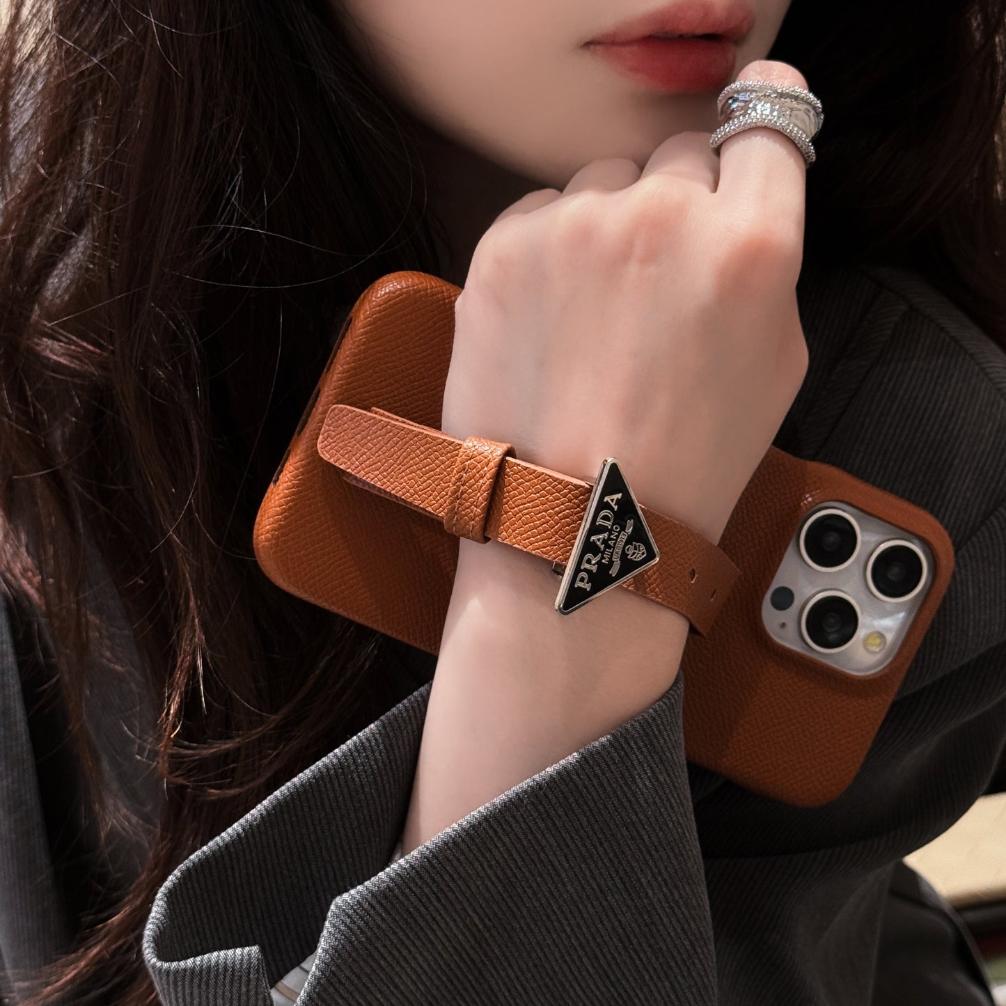 Pra Leather Handle iPhone Case mysite