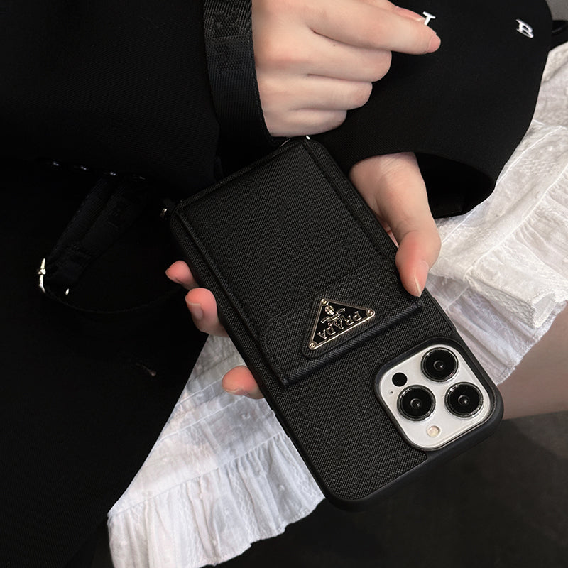 Pra Crossbody Leather iPhone Case mysite
