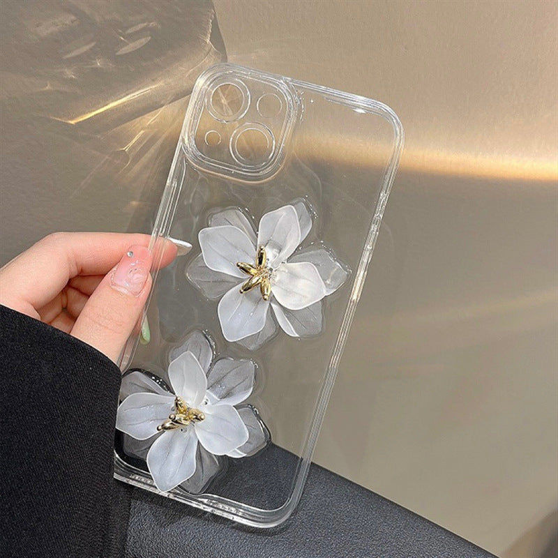 High-end Stereoscopic Flowers iPhone Case mysite