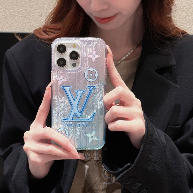Lou Pink & Blue iPhone Case mysite