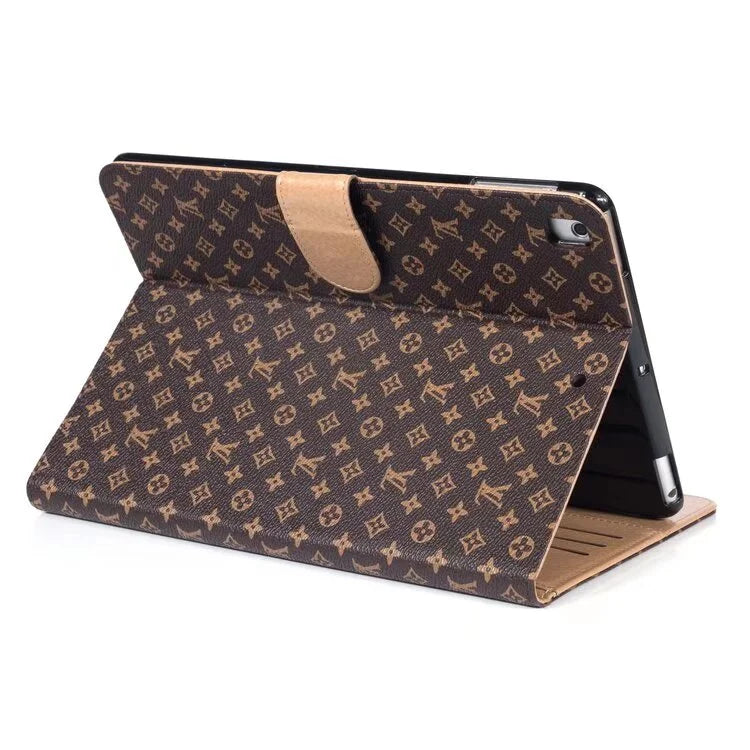 Luxury Canvas Monogram Leather Fresh Summer Theme Pattern Apple iPad case mysite