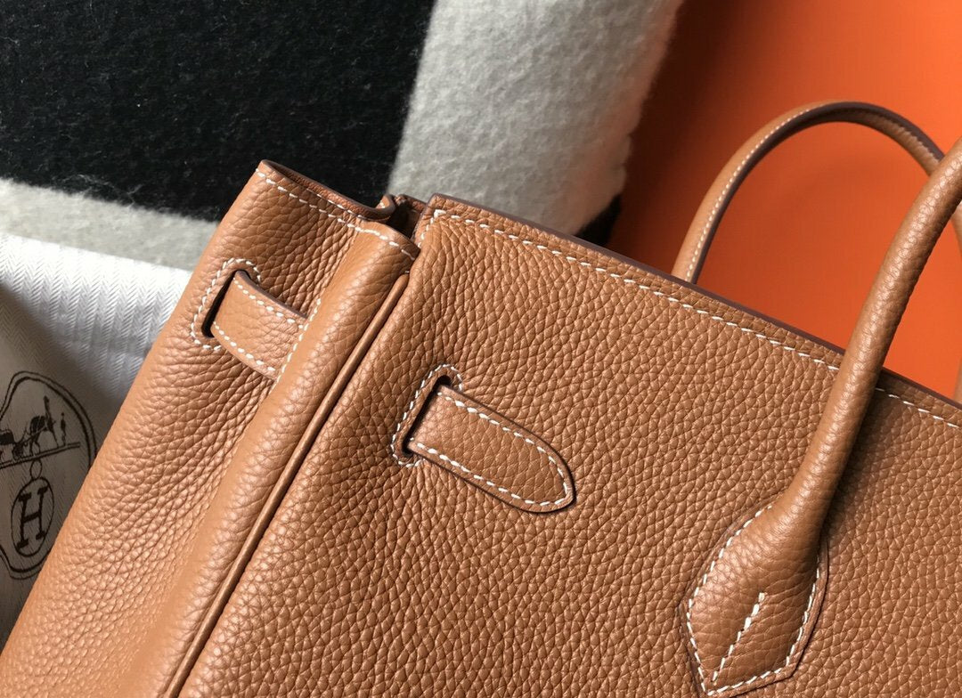 Hermes HMS Handle Bag 30cm Brown mysite