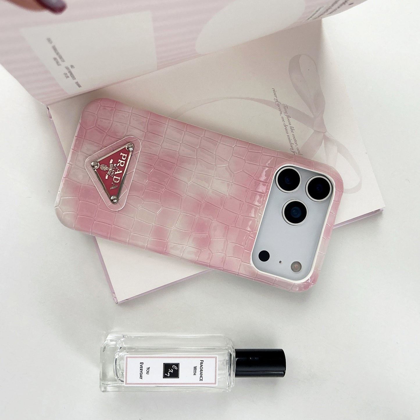 Elegant Prada Apple Phone Case For iPhone 17 / 16 / 15 / 14s mysite