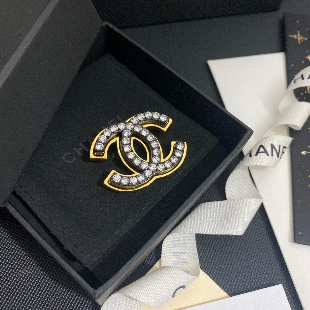 Personality Stacked Colors Diamond Brooch-1-s mysite