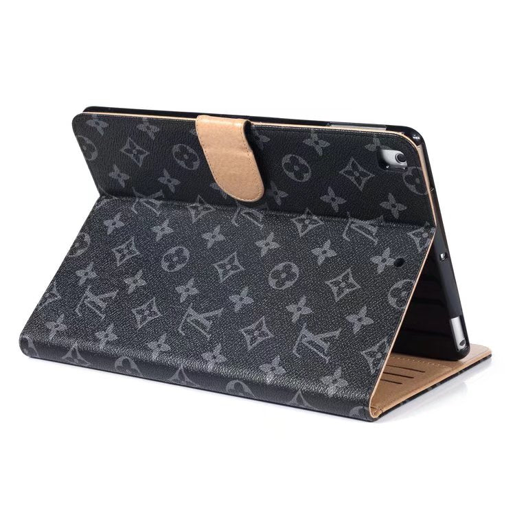 Trendy Luxury LV Monogram iPad Case with Card Holder mysite