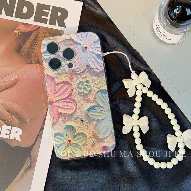 Vintage Oil Painting Flower iPhone Case mysite