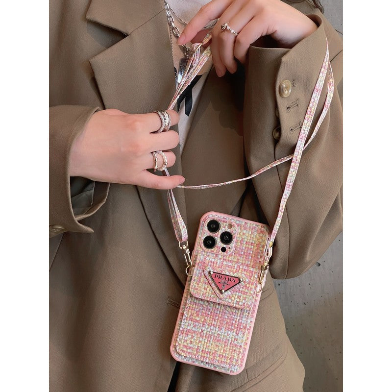 Pra Weave Card Bag Crossbody iPhone Case mysite