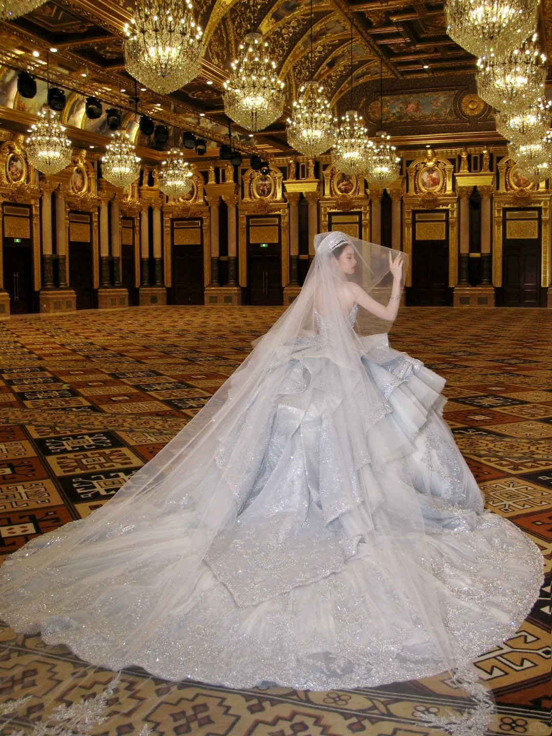 Gorgeous Shiny Beaded Sequined Sweetheart Design A-Line Wedding Dress Ball Gown Prom Dress Evening Dress TP4228s mysite