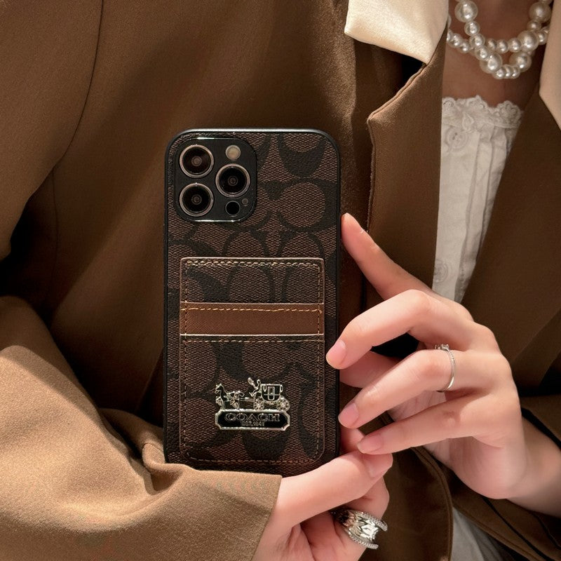 Coa Card Bag Leather iPhone Case mysite