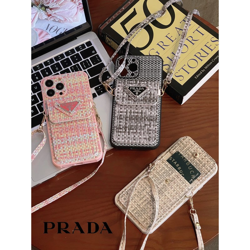 Pra Weave Card Bag Crossbody iPhone Case mysite