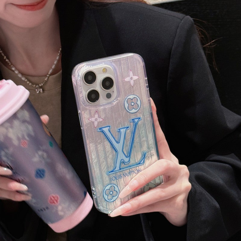 Lou Pink & Blue iPhone Case mysite