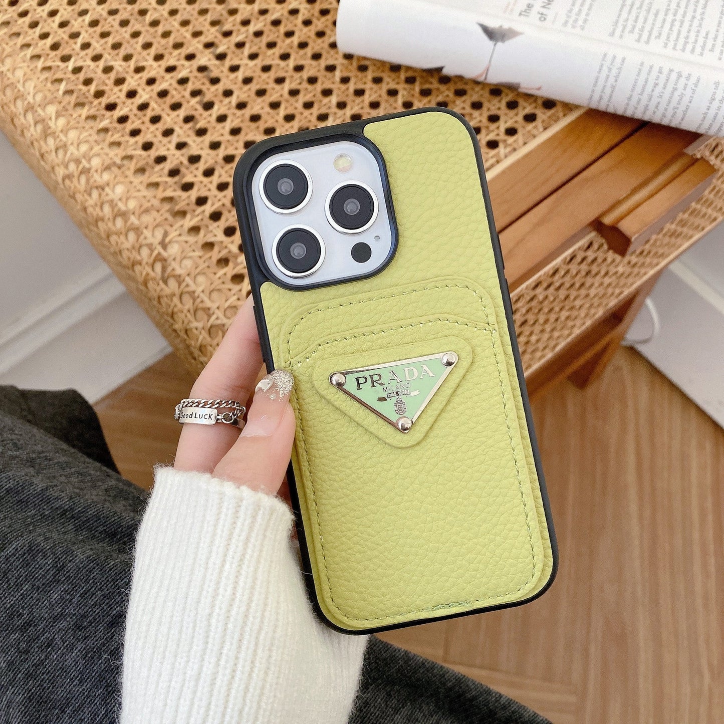Pra Card Holder Color iPhone Case mysite