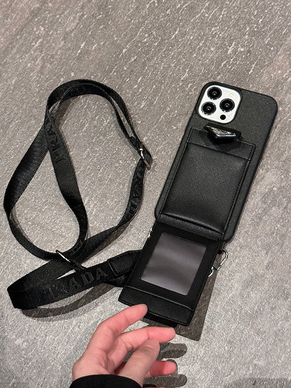 Pra Crossbody Leather iPhone Case mysite