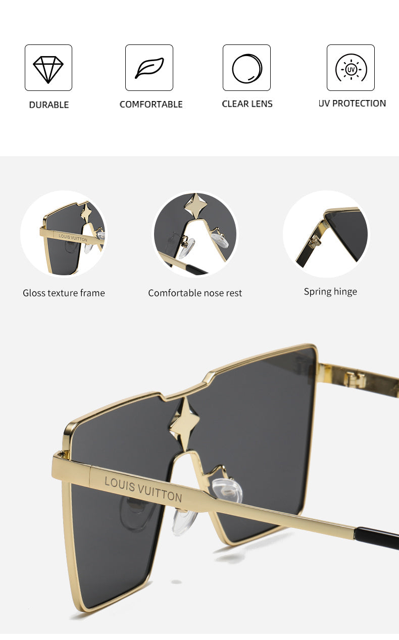Luxury Large Frame Sunglasses Y-0882s mysite