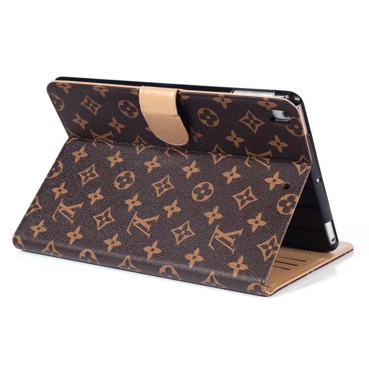 Luxury Canvas Monogram Leather Fresh Summer Theme Pattern Apple iPad case mysite