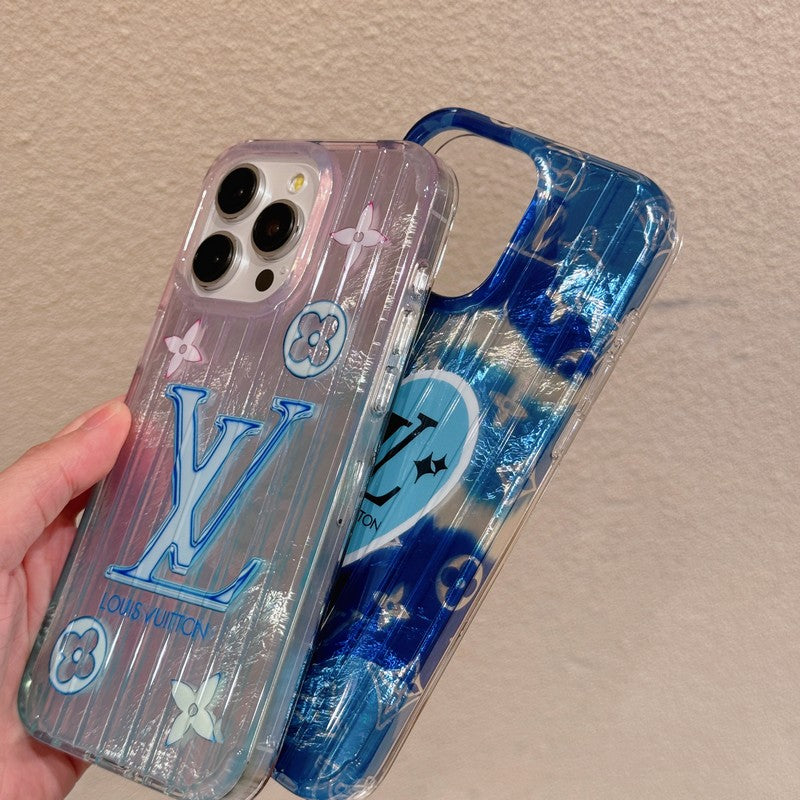Lou Pink & Blue iPhone Case mysite