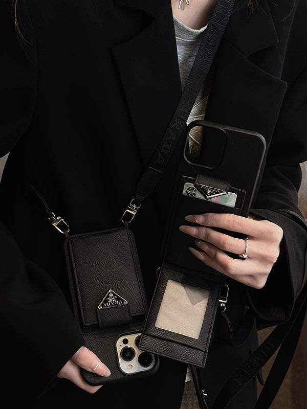 Pra Crossbody Leather iPhone Case mysite