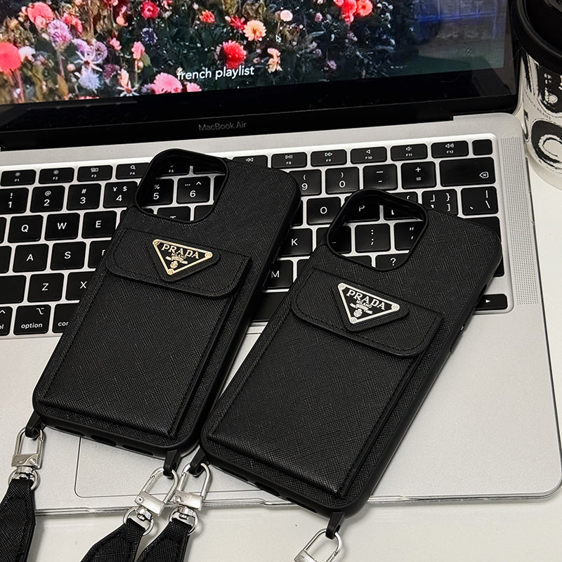 Pra Crossbody Leather iPhone Case mysite