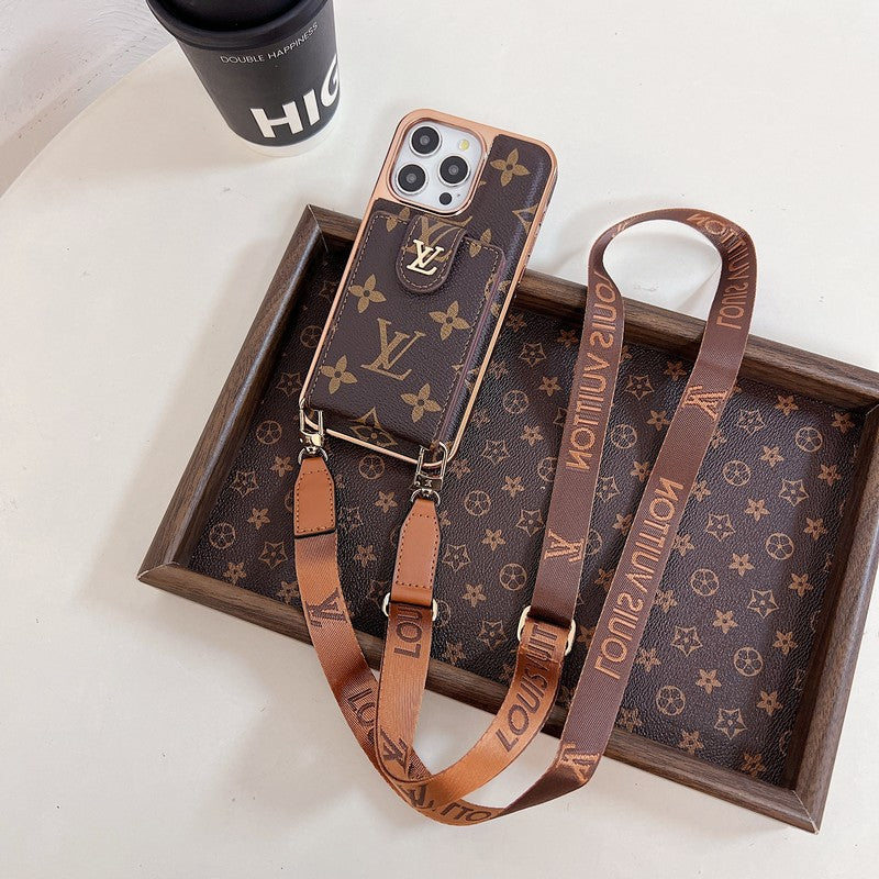 Lou Gold Cover Crossbody iPhone Case mysite