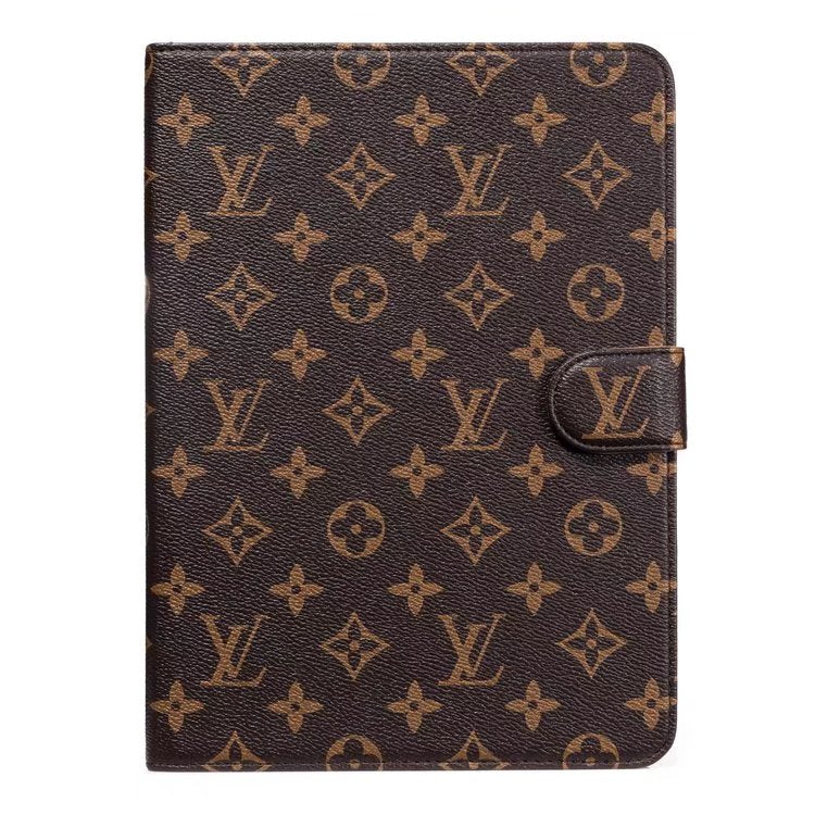 Trendy Luxury LV Monogram iPad Case with Card Holder mysite