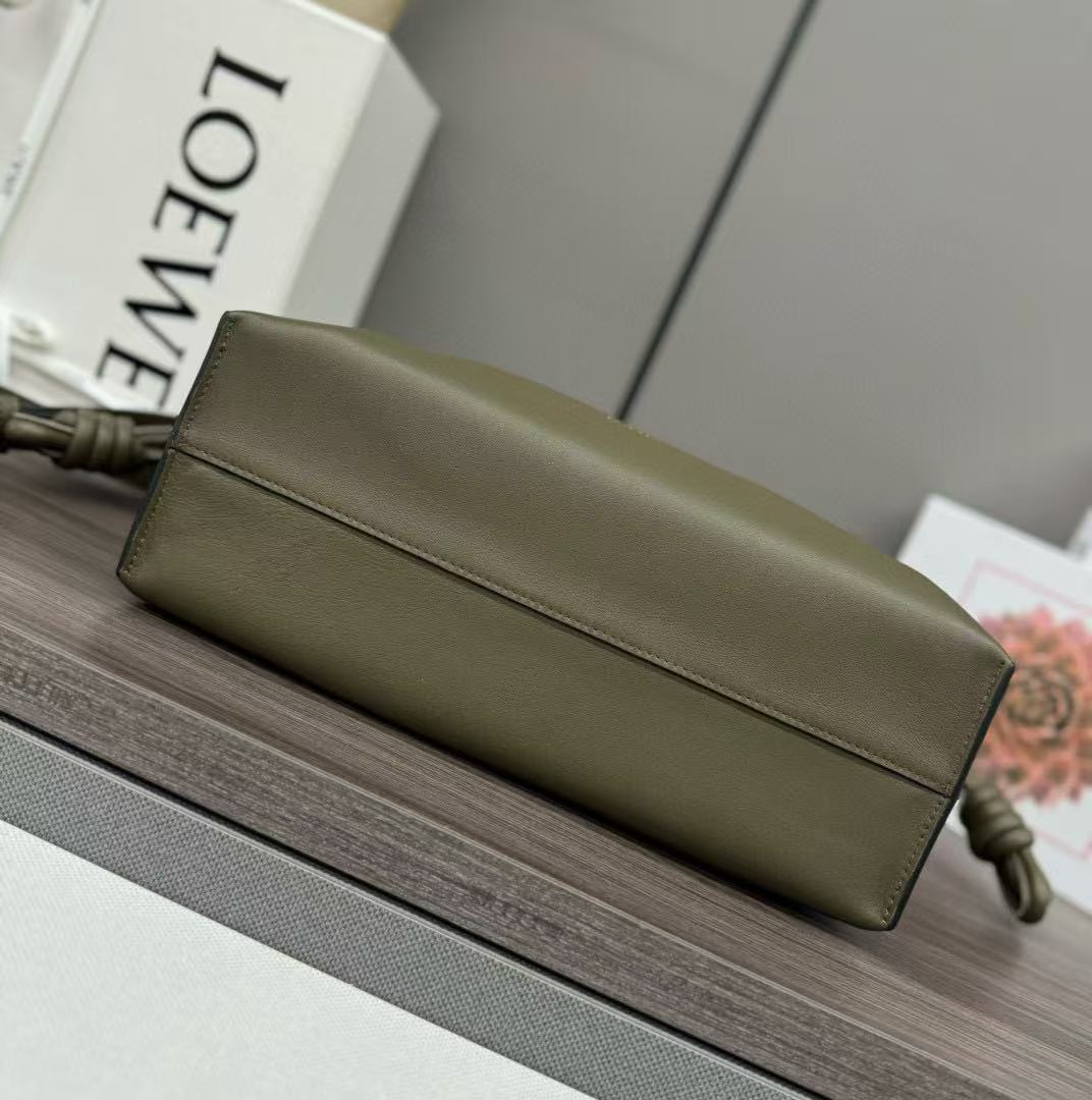 Loewe Flamenco Lucky Bag 30 Eucalyptus Olive Green Nappa Lambskin mysite