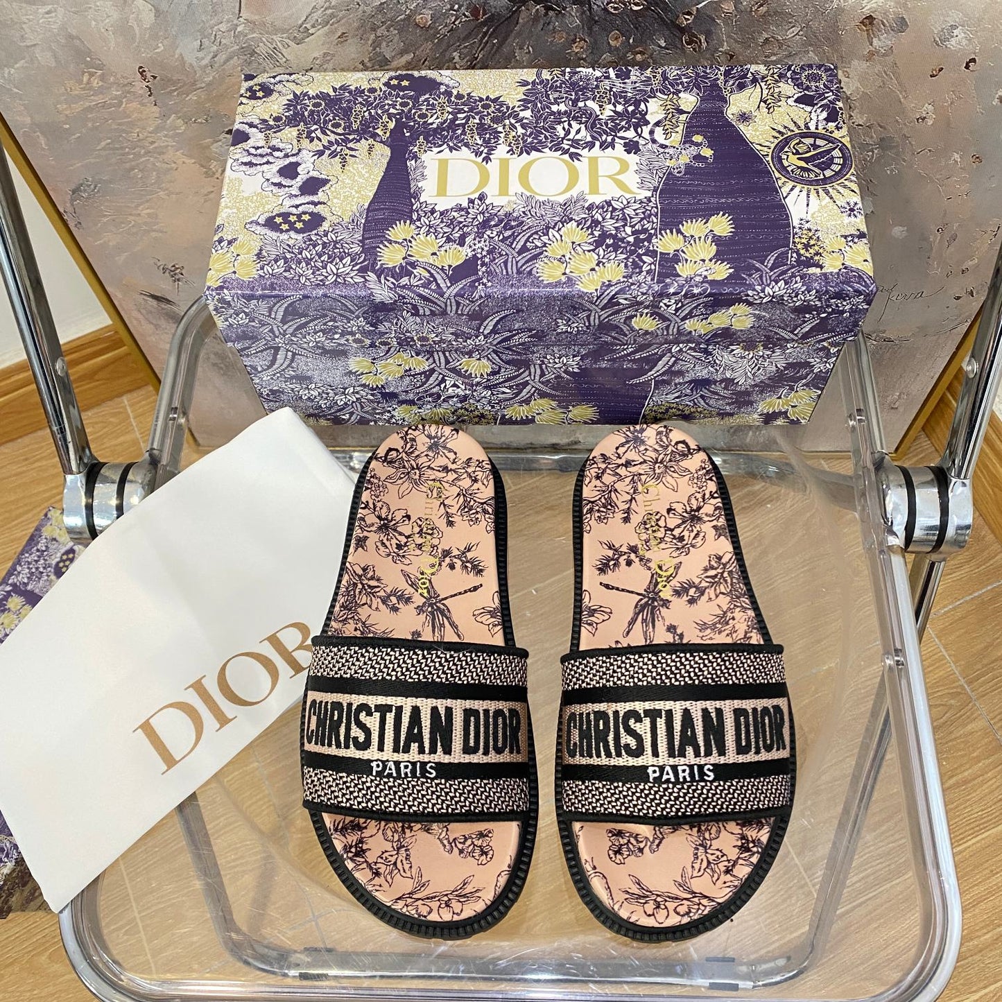 Jacquard Pattern Slippers mysite