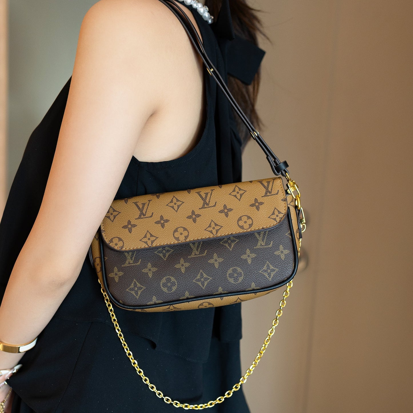 Luxury Classic Monogram Shoulder Bag-1 mysite