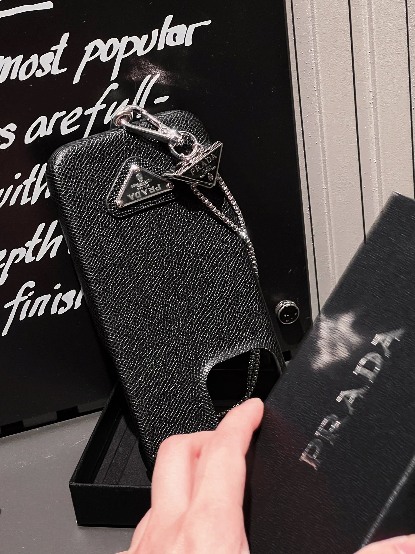Pra Leather Crossbody iPhone Case mysite