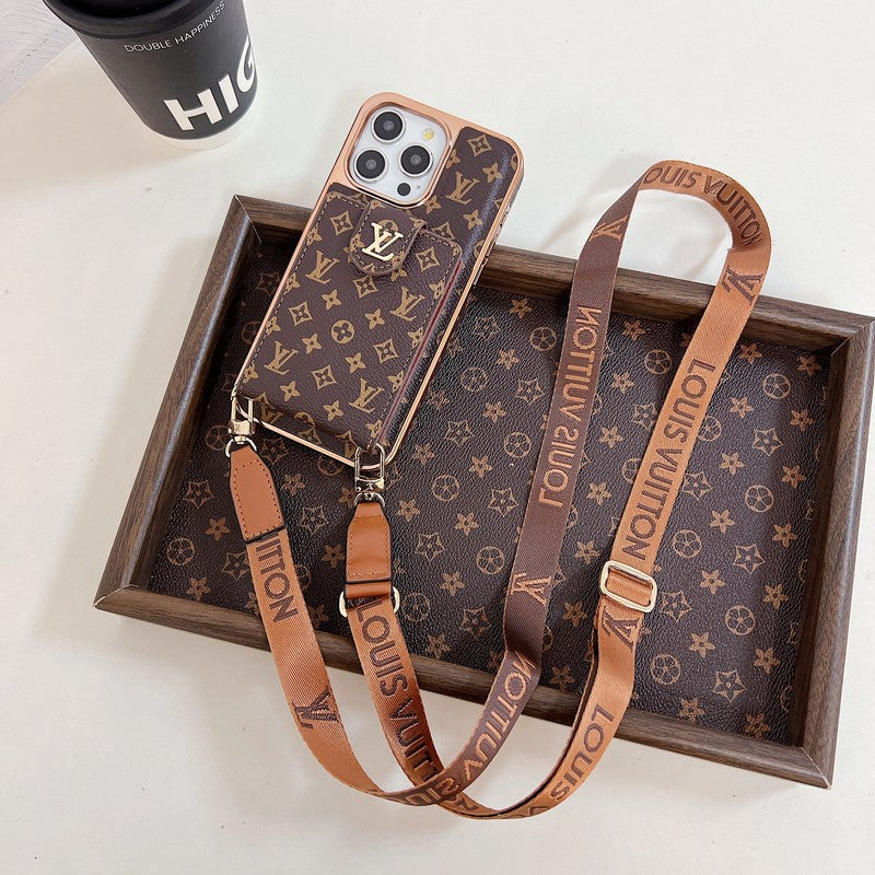 Lou Gold Cover Crossbody iPhone Case mysite
