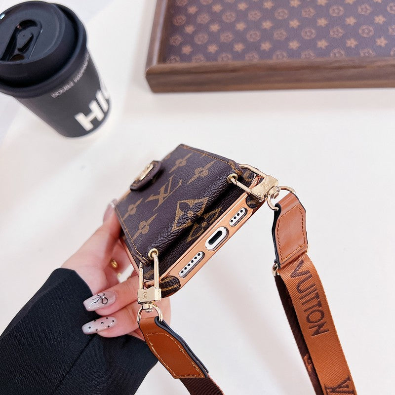 Lou Gold Cover Crossbody iPhone Case mysite