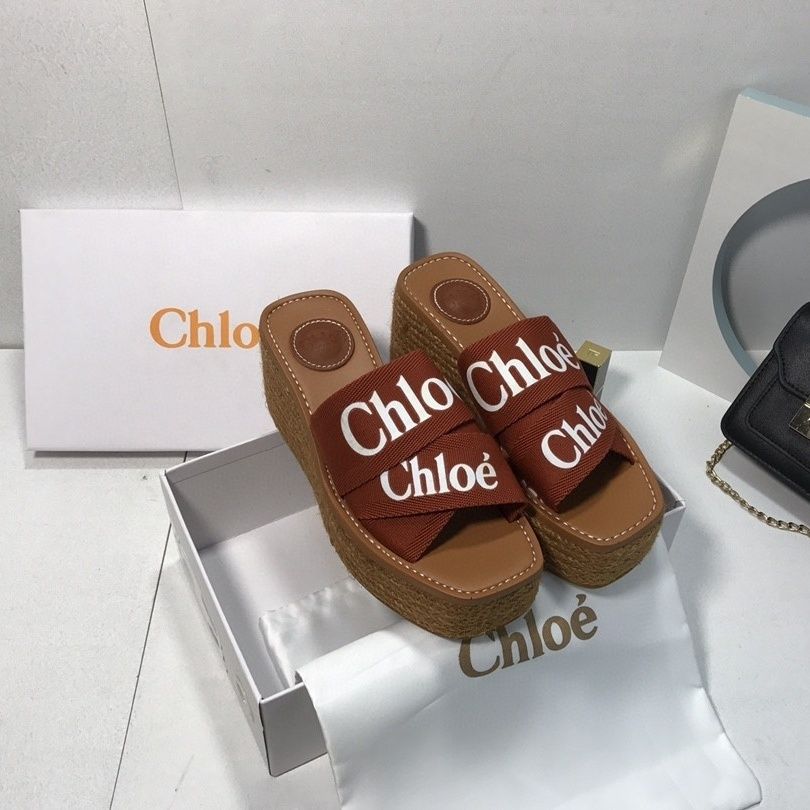 Canvas Woody Platform Sandals mysite