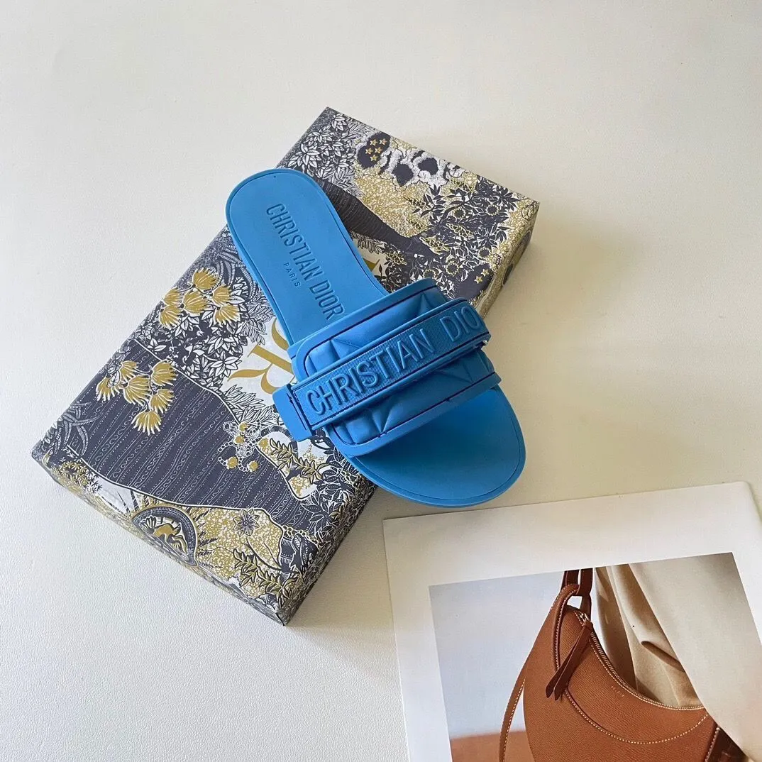 Solid Color Velcro Slippers mysite