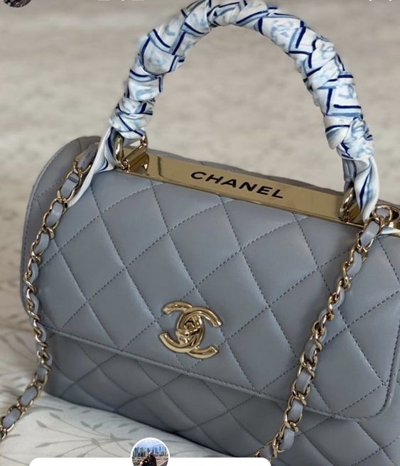 Chanel Trendy CC Flap Bags-Blue mysite