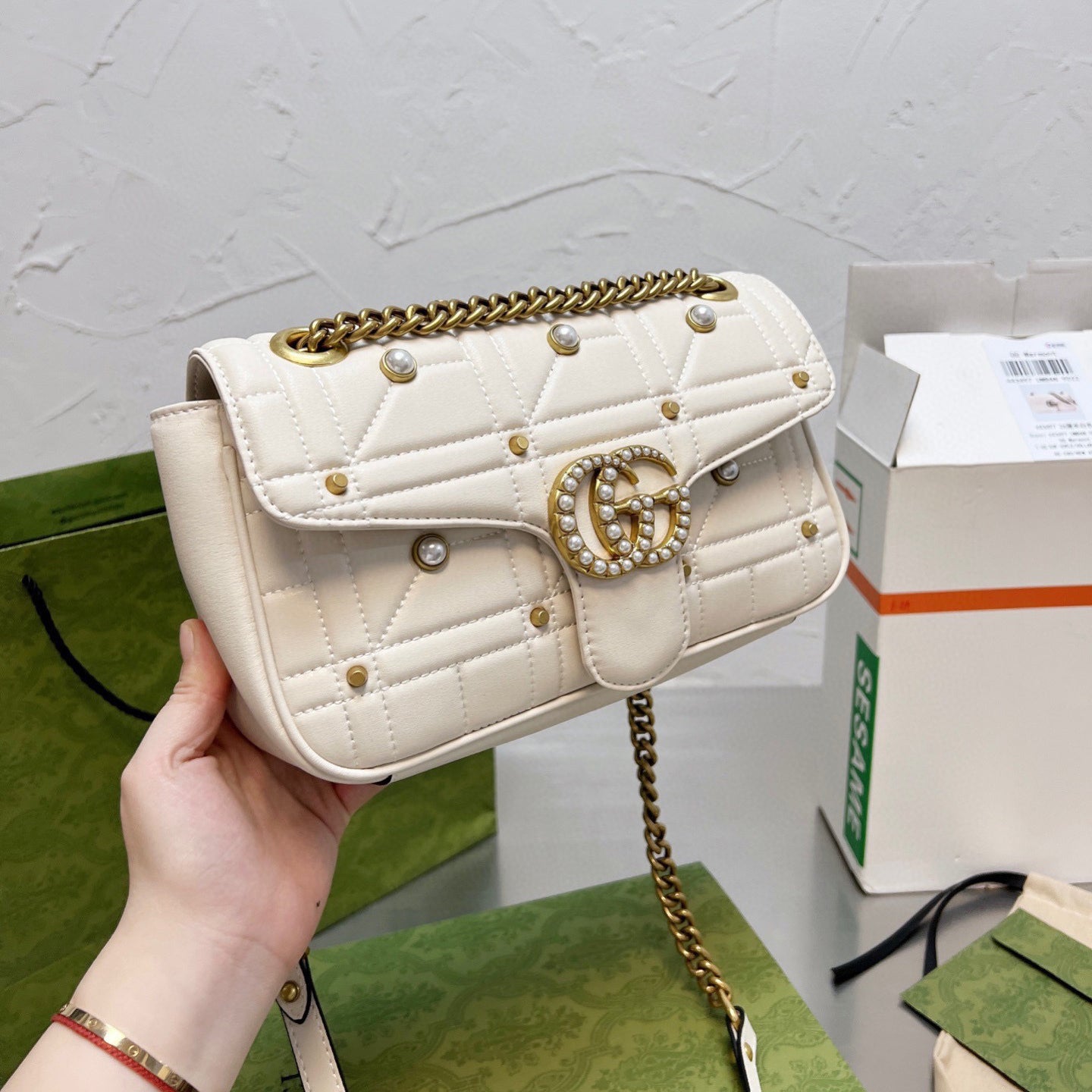 Classic Marmont Pearl Handle Bag mysite
