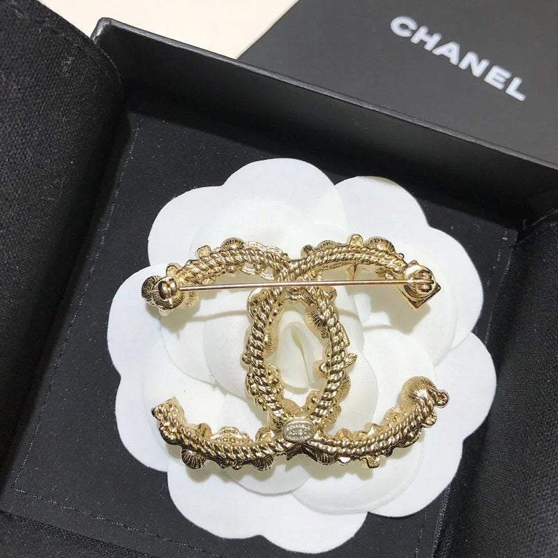 Classic Pearl Camellia Brooch-1-s mysite