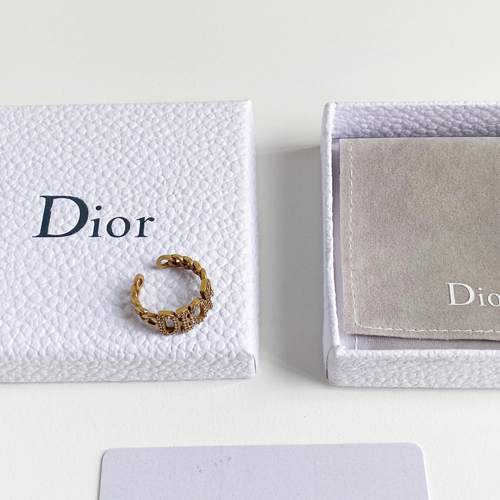 Vintage Chain Letter Open Rings-s mysite