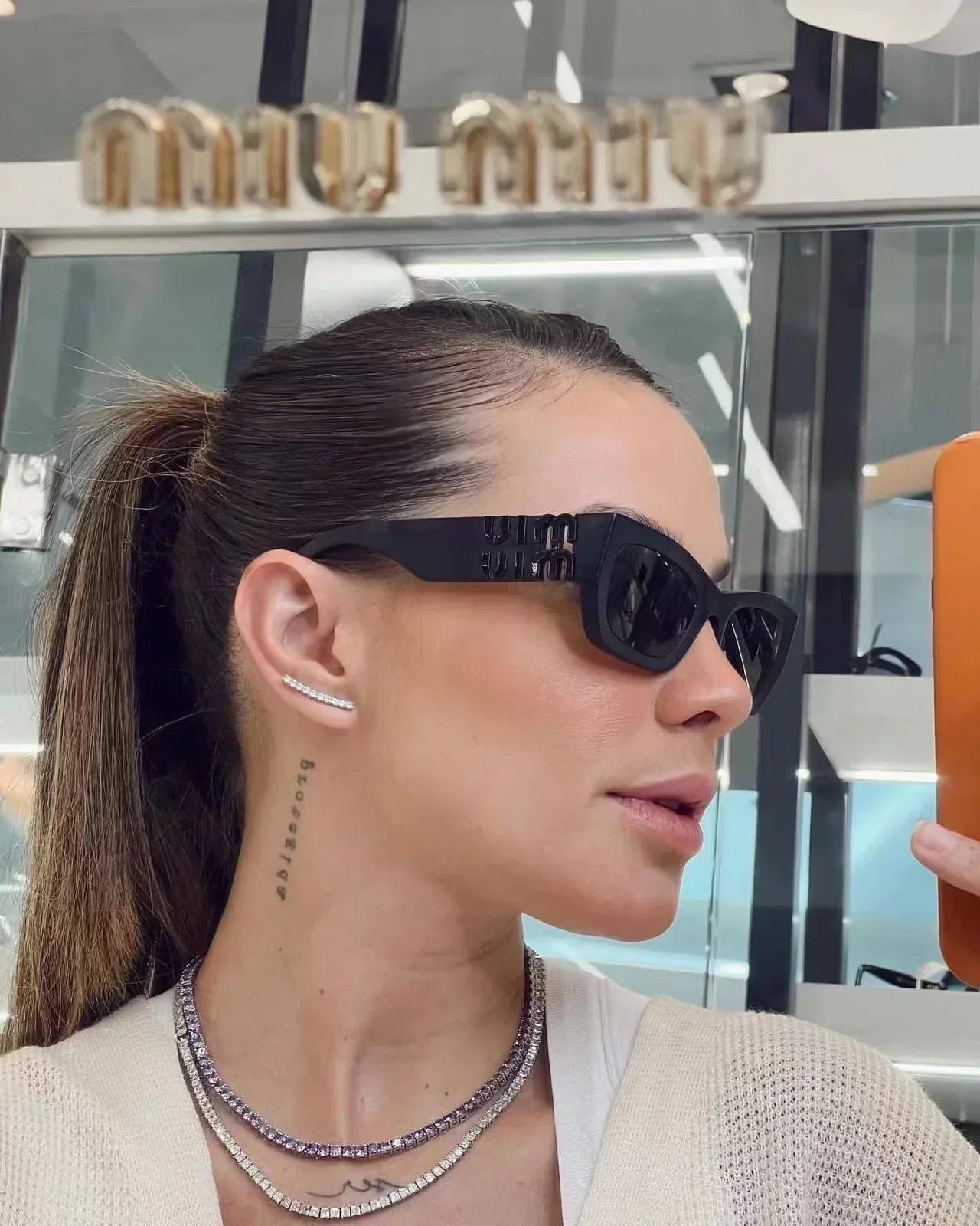 Fashion Square Cat-Eye Sunglasses 6037 mysite