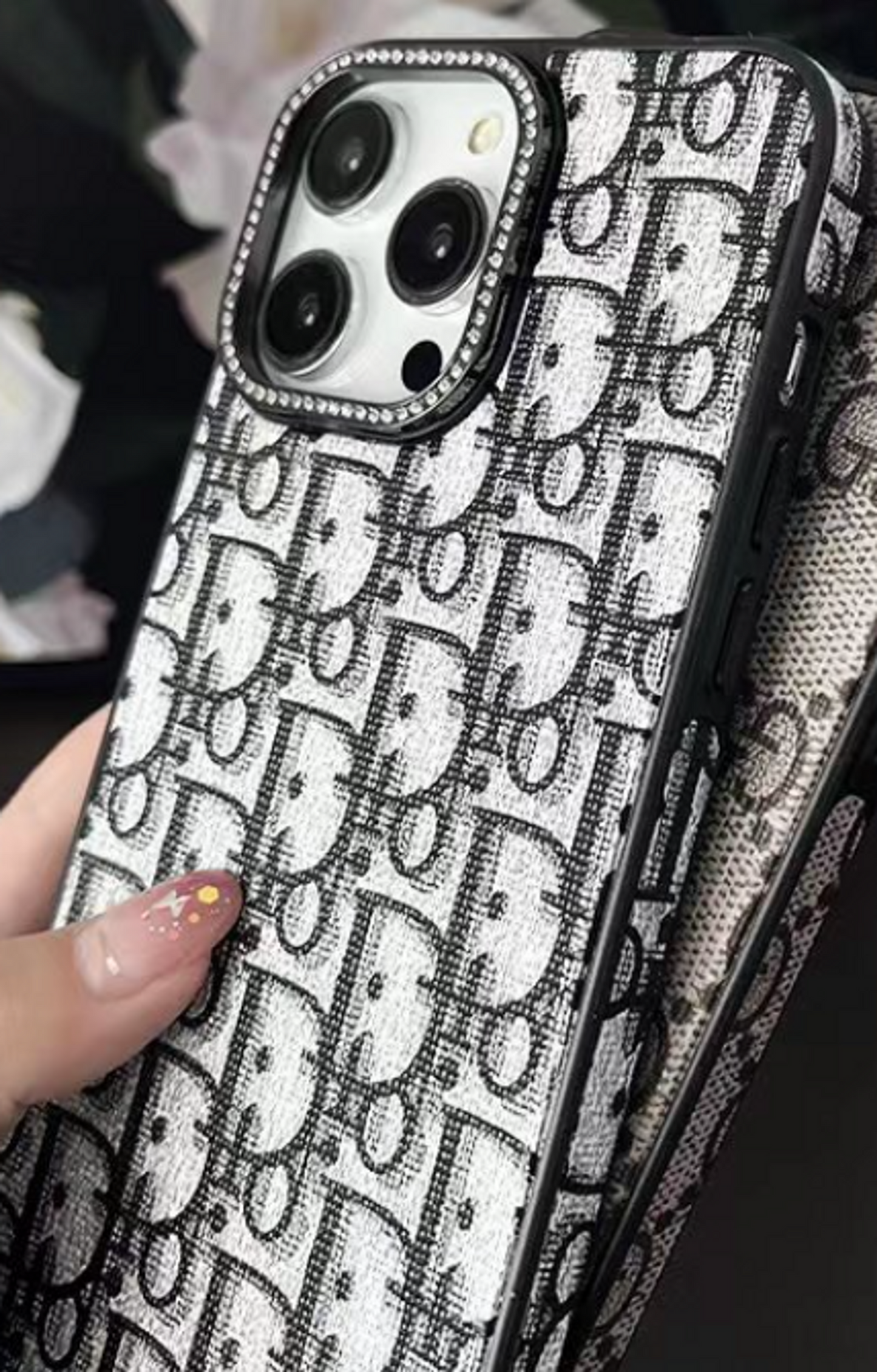 Luxury Brand Vertical Belt Stitched Case Cover For iPhones mysite