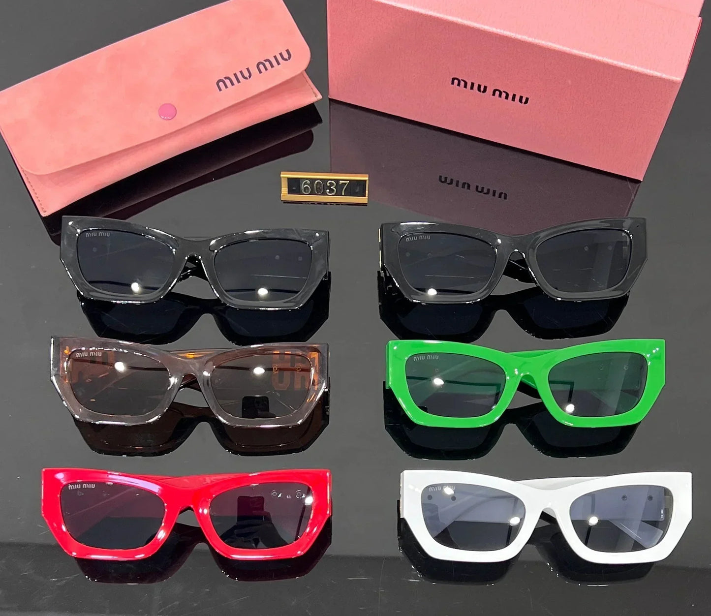 Fashion Square Cat-Eye Sunglasses 6037 mysite